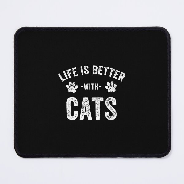 Item preview, Life Is Better With Cats Cool Pawprint Animal Fans designed and sold by scottsurswab.