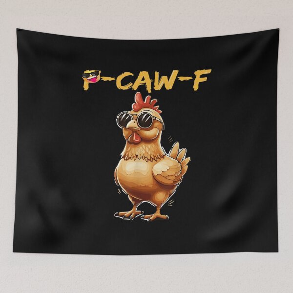 Item preview, Funny Cool Chicken Wearing Sunglasses Sassy Cartoon Illustration designed and sold by SuziLope.