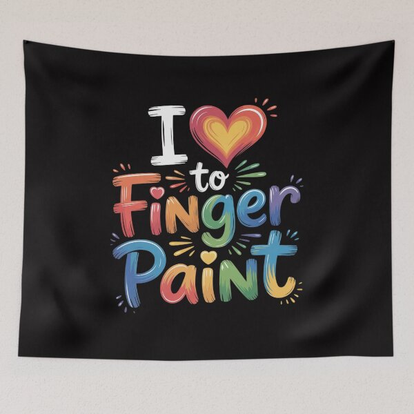 Item preview, I Heart Love To Finger Paint I'm Paint designed and sold by Minoloinan.