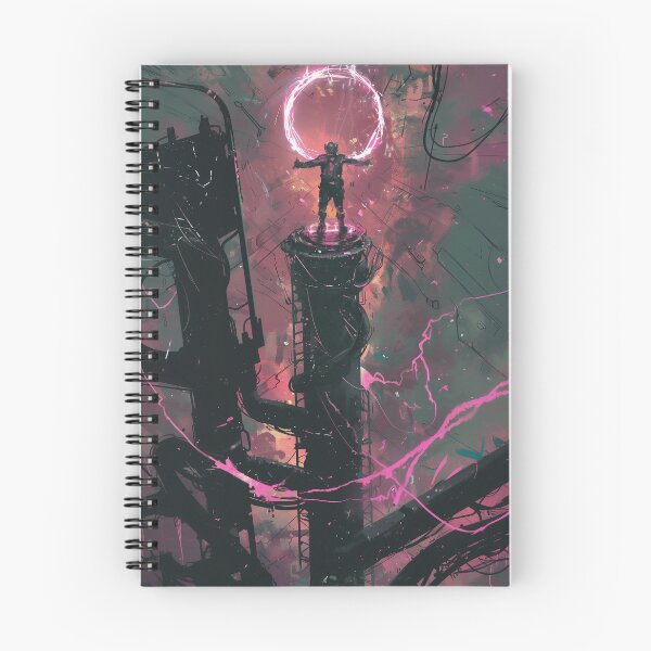 Item preview, Ascension Through the Neon Rift designed and sold by ArgentoArt.