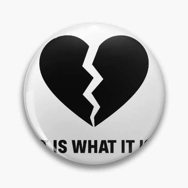 Item preview, Broken heart silhouette in solid black designed and sold by varshitha2024.