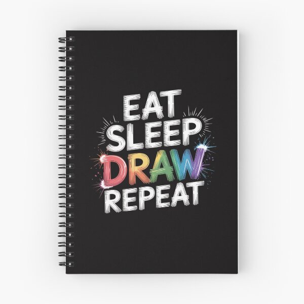 Item preview, Eat Sleep Draw Repeat Paint Sketching Drawing Artist designed and sold by Minoloinan.