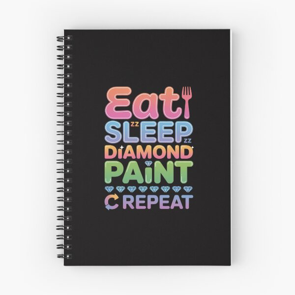 Item preview, Eat Sleep Diamond Paint Repeat Diamond Painting designed and sold by Minoloinan.