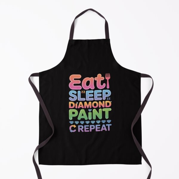 Item preview, Eat Sleep Diamond Paint Repeat Diamond Painting designed and sold by Minoloinan.