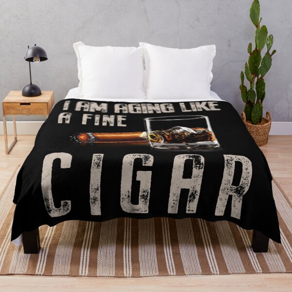 Item preview, Aging Like a Fine Cigar Whiskey Tee designed and sold by LarryMBrown.
