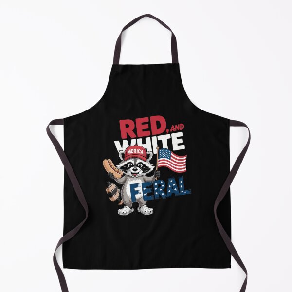 Item preview, Funny Raccoon 4th Of July Patriotic Cute Red White And Feral designed and sold by CruelShadesSt.