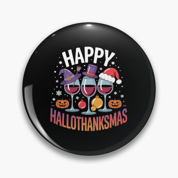 Item preview, Womens Happy HalloThanksMas Funny Halloween Thanksgiving Christmas  designed and sold by RsFilsingerArt.