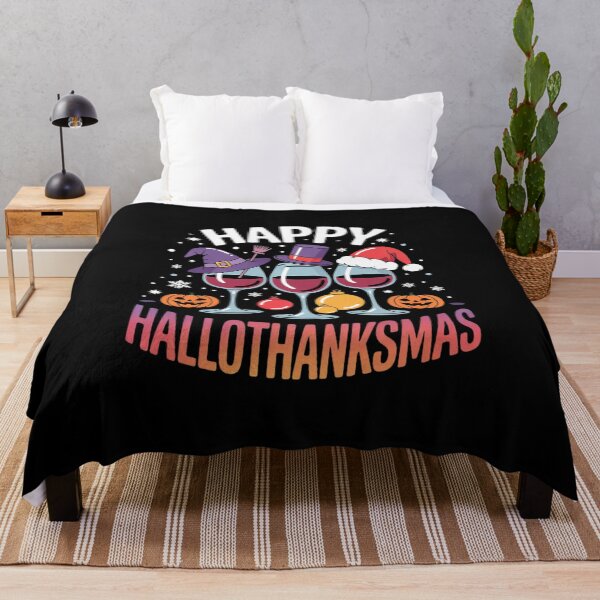 Item preview, Womens Happy HalloThanksMas Funny Halloween Thanksgiving Christmas designed and sold by RsFilsingerArt.
