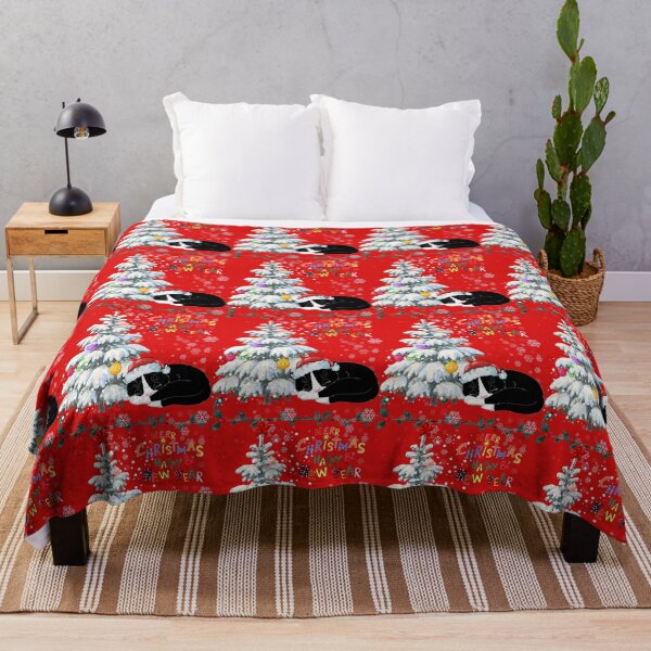Item preview, Merry Christmas & new year, cat, sleeping, christmas tree designed and sold by Oillily789.