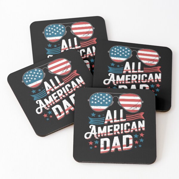 Item preview, All American DAD 4th of July Patriotic Family Matching USA designed and sold by CruelShadesSt.
