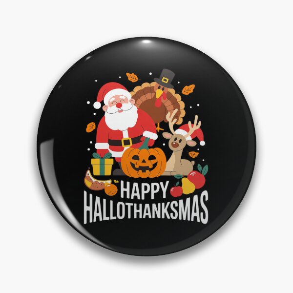 Item preview, Womens Happy Hallothanksmas Halloween Thanksgiving Christmas Day  designed and sold by RsFilsingerArt.