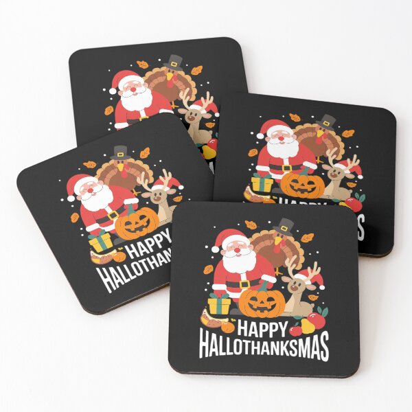Item preview, Womens Happy Hallothanksmas Halloween Thanksgiving Christmas Day  designed and sold by RsFilsingerArt.