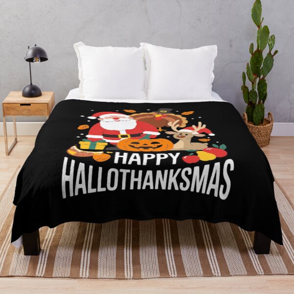Item preview, Womens Happy Hallothanksmas Halloween Thanksgiving Christmas Day designed and sold by RsFilsingerArt.