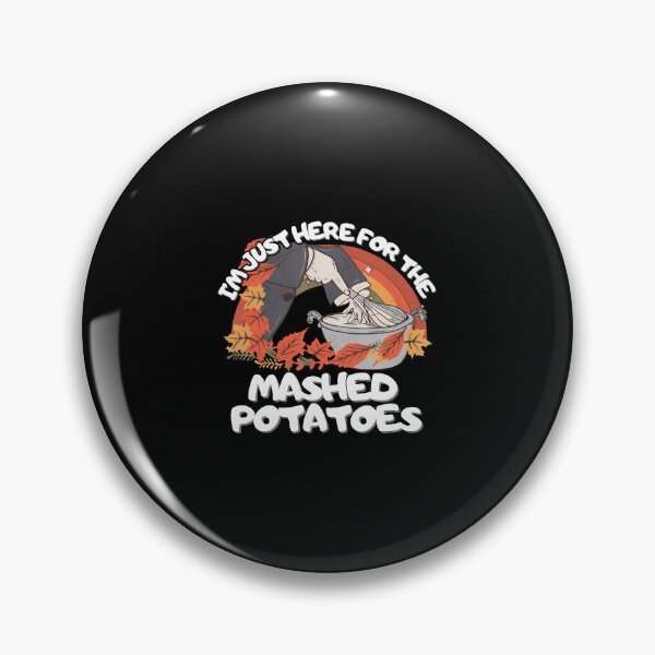 Item preview, Funny I'M Just Here For The Mashed-Potatoes Black Modern Crew Neck designed and sold by arzateiosumn.