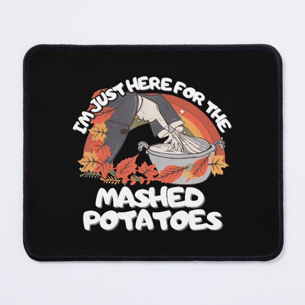Item preview, Funny I'M Just Here For The Mashed-Potatoes Black Modern Crew Neck designed and sold by arzateiosumn.