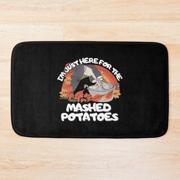 Item preview, Funny I'M Just Here For The Mashed-Potatoes Black Modern Crew Neck designed and sold by arzateiosumn.