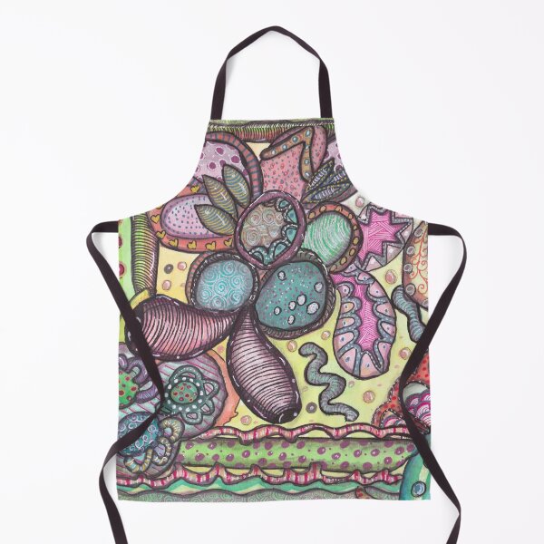 Item preview, Magical Flower - Relaxing Reverse Coloring Abstract Doodle designed and sold by ColorWander.