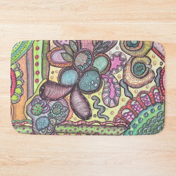 Item preview, Magical Flower - Relaxing Reverse Coloring Abstract Doodle designed and sold by ColorWander.