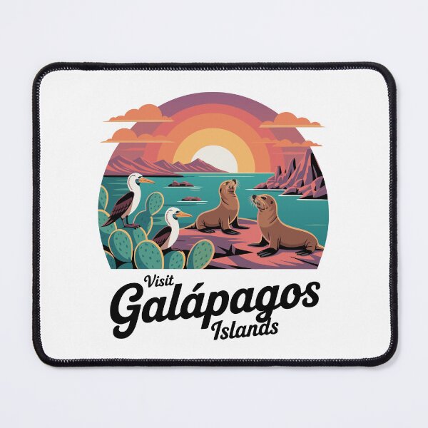 Item preview, Retro Galapagos Islands Islas Encantadas designed and sold by Blok45.