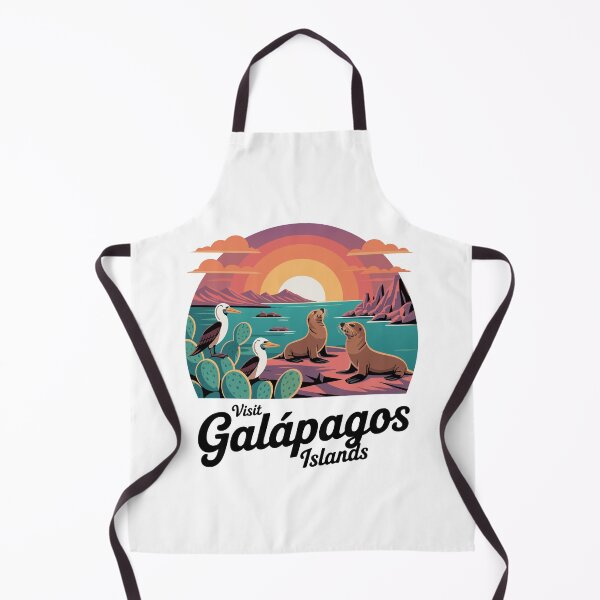Aperçu de l'œuvre Îles Galapagos rétro Islas Encantadas créée et vendue par Blok45.