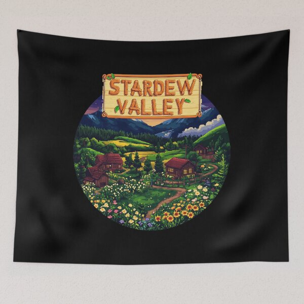 Item preview, Stardew Valley - Sunset Farm  designed and sold by flamingo1368.