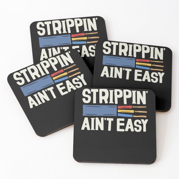 Item preview, Electrician Strippin Ain't Easy Fathers Day For Dad Grandpa Papa designed and sold by pansak.
