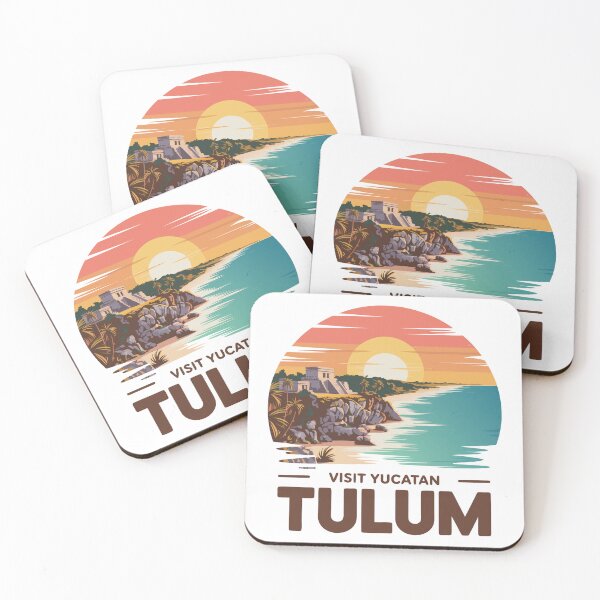 Item preview, Vintage Tulum Mexico Tropical Yucatan Travel designed and sold by Blok45.