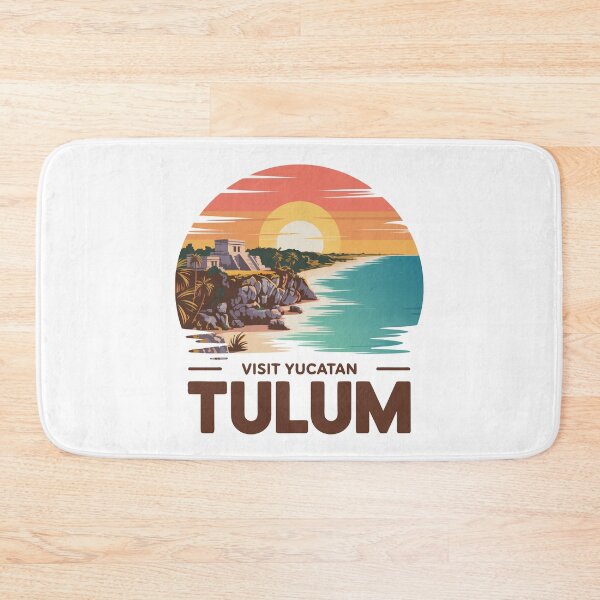 Item preview, Vintage Tulum Mexico Tropical Yucatan Travel designed and sold by Blok45.