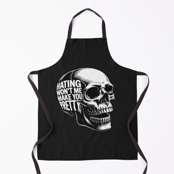 Item preview, Hating Me Won't Make You Pretty Skull designed and sold by tkhrbika.