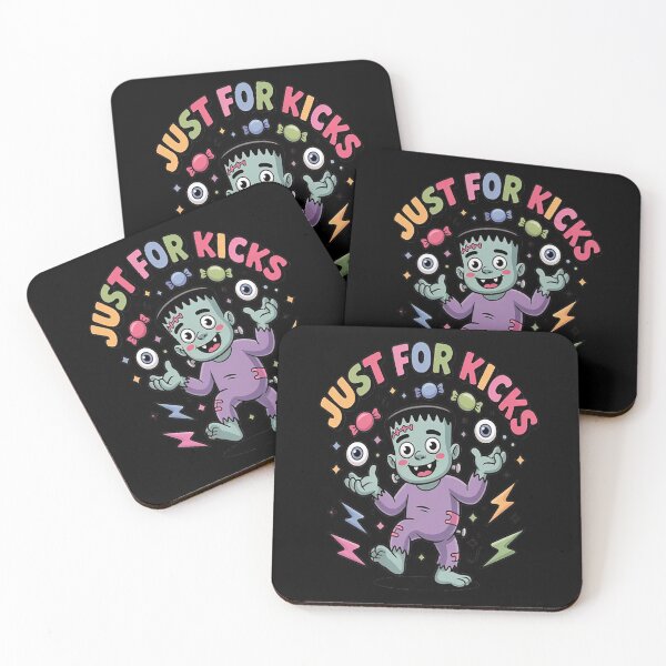 Item preview, Just For Kicks Playful Monster Vibes Halloween Fun designed and sold by mandiana.