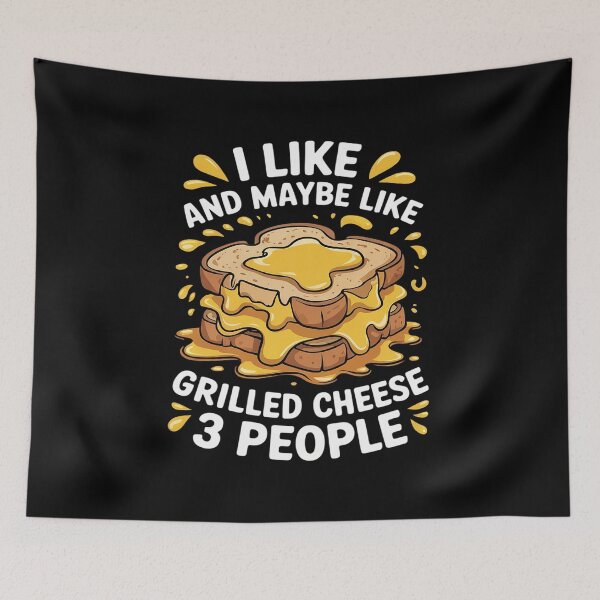 Item preview, I Like Grilled Cheese – Melted Cheese Foodie Humor Funny designed and sold by VerseFarm.