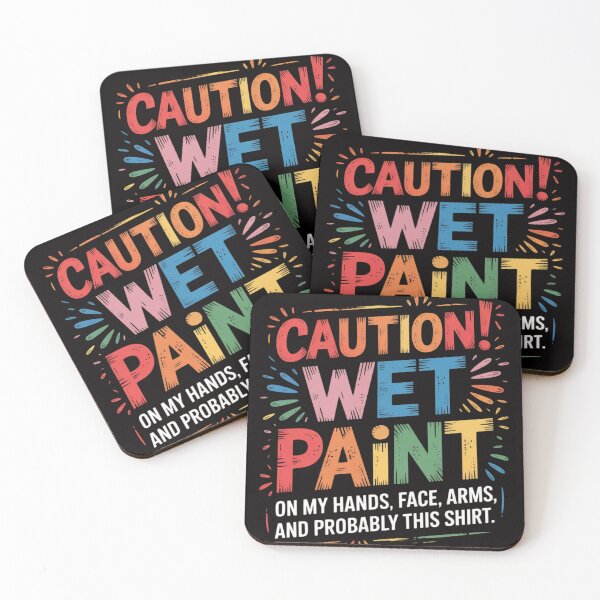 Item preview, Caution Wet Paint for Painter designed and sold by BotboutiquePre.