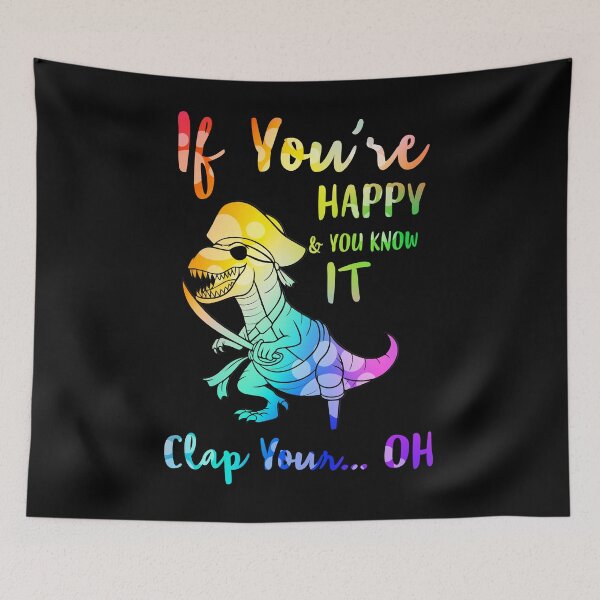 Item preview, Funny Pirate Dinosaur Clap T-Rex T-Shirt designed and sold by LarryMBrown.