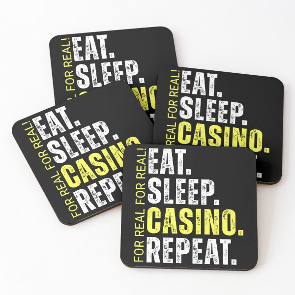 Item preview, Eat Sleep Casino Repeat Funny Gambling designed and sold by arzateiosumn.