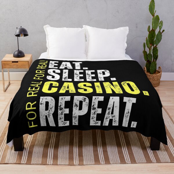 Item preview, Eat Sleep Casino Repeat Funny Gambling designed and sold by arzateiosumn.