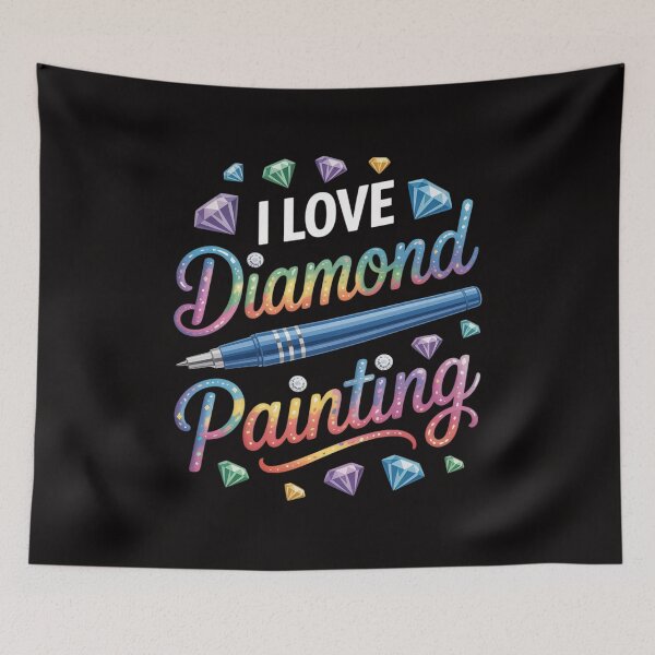 Item preview, Diamond Painting Gift Idea - I Love Diamond Painting designed and sold by BotboutiquePre.