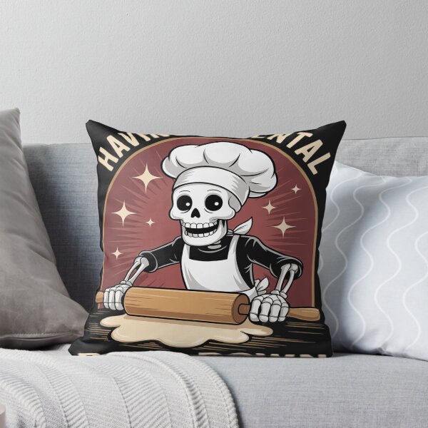 Item preview, Having A Mental Bake Down Funny Skeleton Baker Chef Bake designed and sold by tkhrbika.
