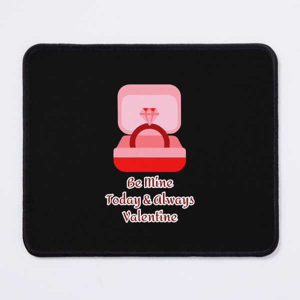 Item preview, Valentine's Day Diamond Ring "Be Mine" Illustration designed and sold by Jirada.