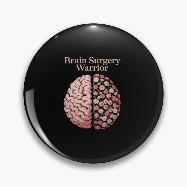 Item preview, Brain Surgery Warrior Floral Brain Tumor Cancer Survivor  designed and sold by KonopikaaArt.