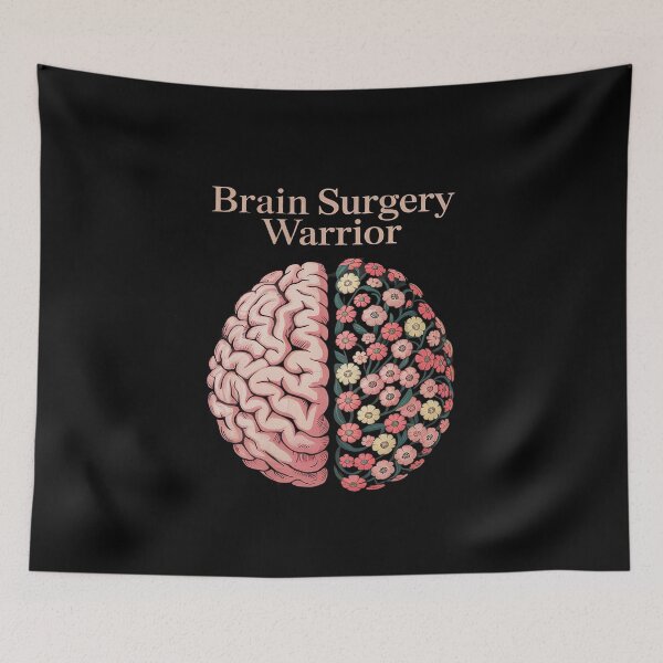 Item preview, Brain Surgery Warrior Floral Brain Tumor Cancer Survivor  designed and sold by KonopikaaArt.