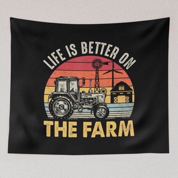 Item preview, Life Is Better On The Farm designed and sold by huftyfnruppe.