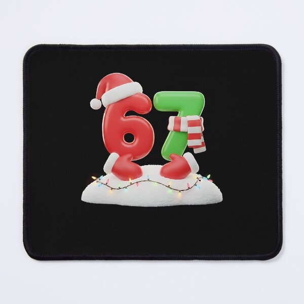 Item preview, Funny 67 Christmas Santa Gloves Glow designed and sold by Intomindfood.