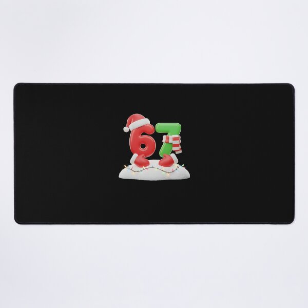 Item preview, Funny 67 Christmas Santa Gloves Glow designed and sold by Intomindfood.