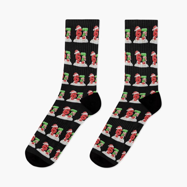 Item preview, Funny 67 Christmas Santa Gloves Glow designed and sold by Intomindfood.