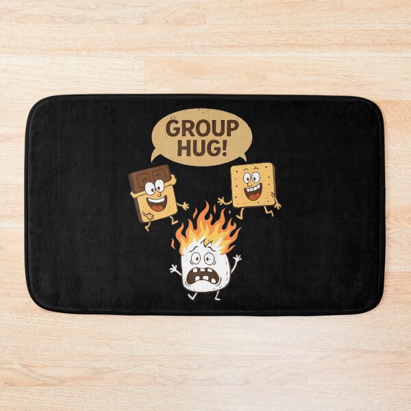 Item preview, Group Hug Funny Smores Campfire Marshmallow designed and sold by markettathorn.
