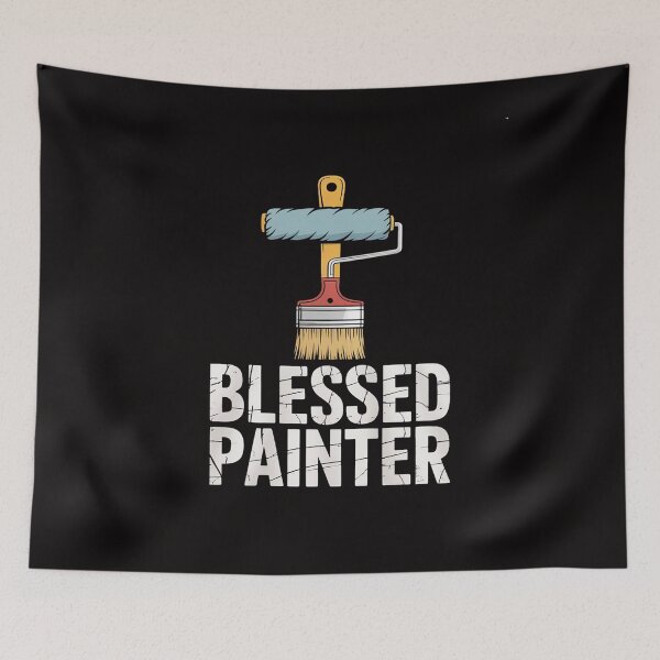Item preview, Blessed House Painter and Decorator Christian Painting Dad designed and sold by BotboutiquePre.