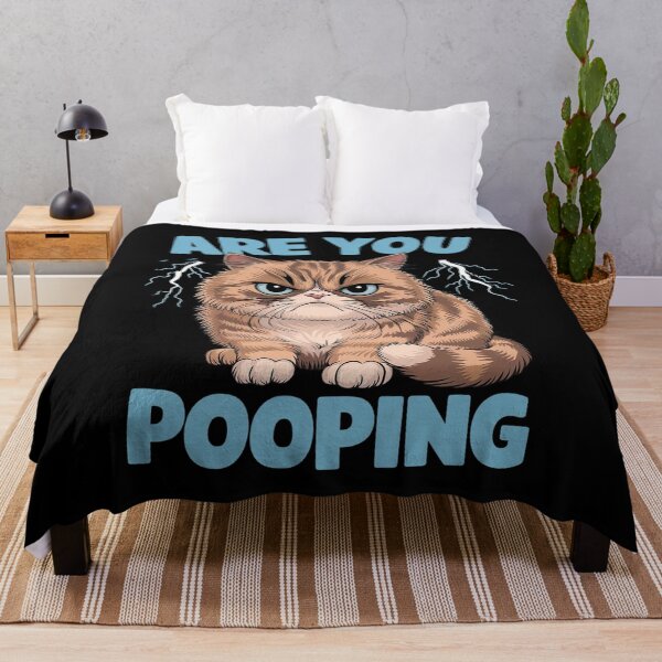 Item preview, Are You Pooping Funny Meme Cat Lover Humor Sarcastic Joke designed and sold by RsFilsingerArt.