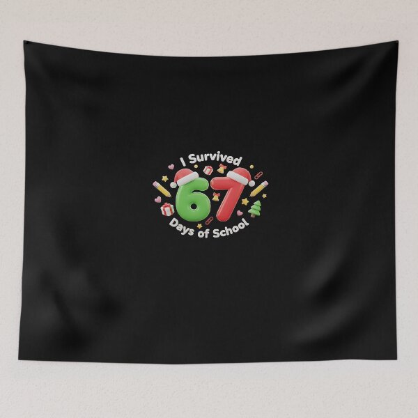 Item preview, Funny 67 Days of School Holiday Survivor designed and sold by Intomindfood.