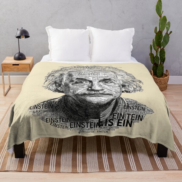Item preview, Albert Einstein – Typographic Portrait designed and sold by TheWonkyEaselCo.
