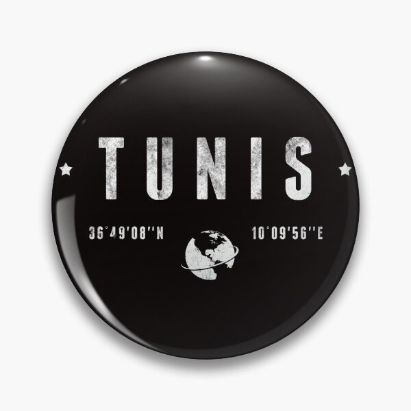 Item preview, Tunis Tunisia Global GPS Coordinates designed and sold by capricedefille.